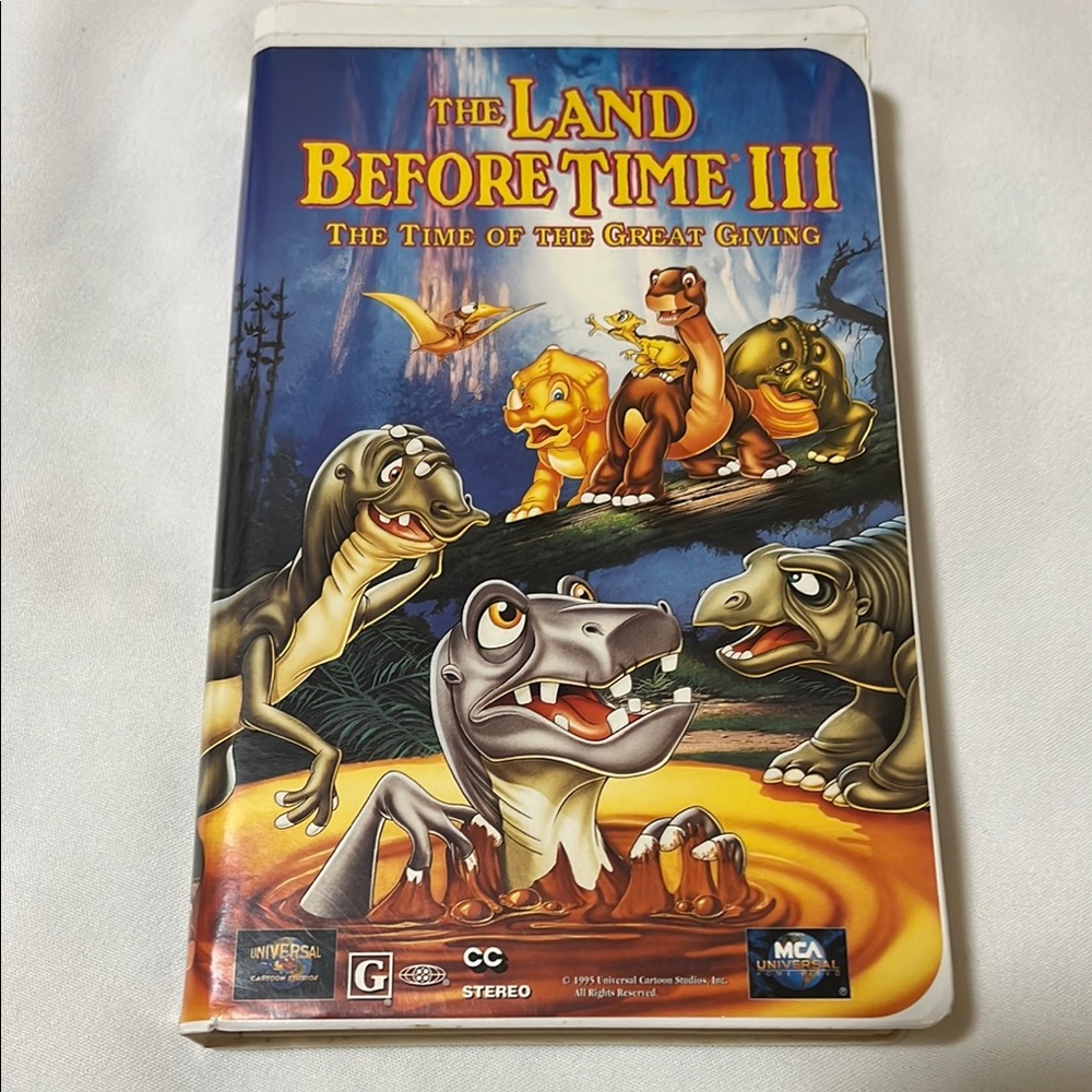 The Land Before Time III:  The Time of the Great Giving VHS Movie